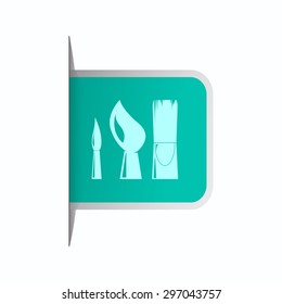 vector illustration of modern icon art brush 
