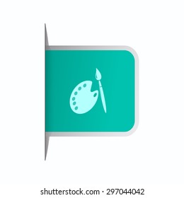 vector illustration of modern icon art brush 