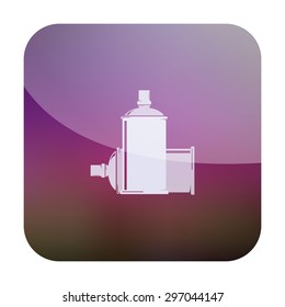 vector illustration of modern icon art paints