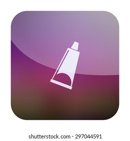 vector illustration of modern icon art paints