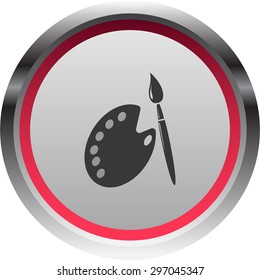 vector illustration of modern icon art brush 