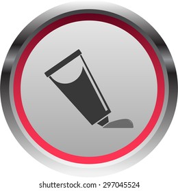 vector illustration of modern icon art paints