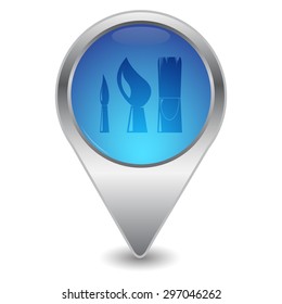 vector illustration of modern icon art brush 