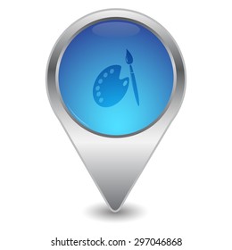 vector illustration of modern icon art brush 