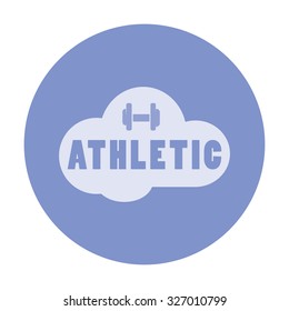 vector illustration of modern icon athletic emblem icon