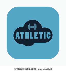 vector illustration of modern icon athletic emblem icon