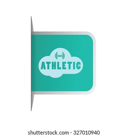 vector illustration of modern icon athletic emblem icon