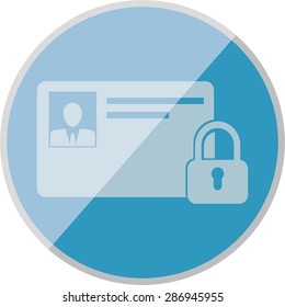 vector illustration of modern icon bank card
