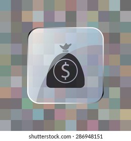 vector illustration of modern icon bank card
