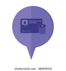 vector illustration of modern icon bank card