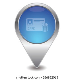 vector illustration of modern icon bank card