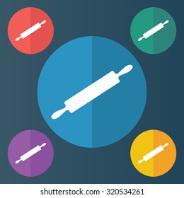 vector illustration of modern icon battledore