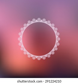 vector illustration of modern icon bearing
