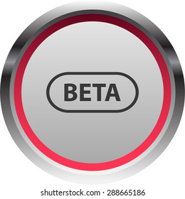 vector illustration of modern icon beta