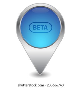 vector illustration of modern icon beta