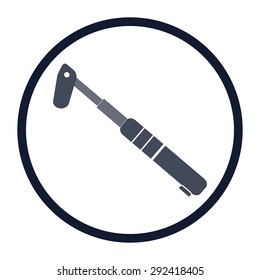 vector illustration of modern icon bicycle pump