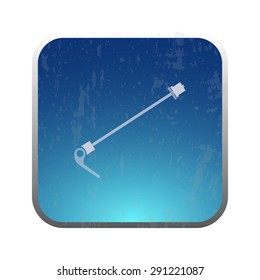 vector illustration of modern icon bike bolt