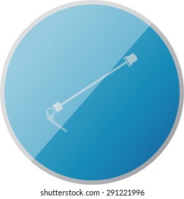 vector illustration of modern icon bike bolt