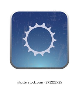 vector illustration of modern icon bike cassettes