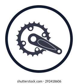 vector illustration of modern icon bike cassettes