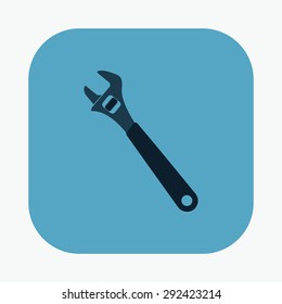 vector illustration of modern icon bike keys