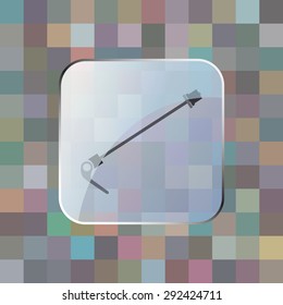 vector illustration of modern icon bike bolt