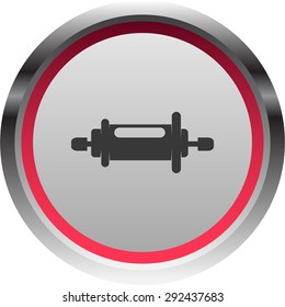 vector illustration of modern icon bike hub