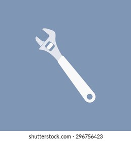vector illustration of modern icon bike keys