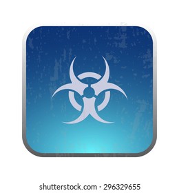 vector illustration of modern icon biohazard