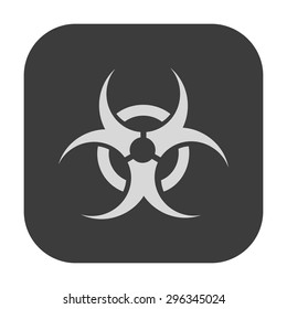 vector illustration of modern icon biohazard
