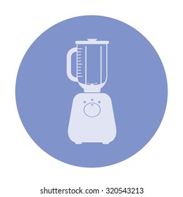 vector illustration of modern icon blender