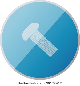 vector illustration of modern icon bolt