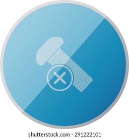 vector illustration of modern icon bolt