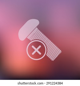 vector illustration of modern icon bolt