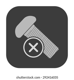 vector illustration of modern icon bolt