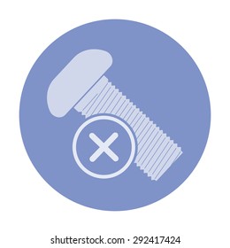 vector illustration of modern icon bolt