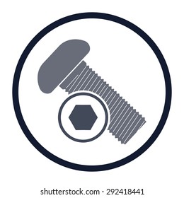 vector illustration of modern icon bolt