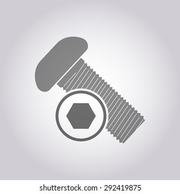 vector illustration of modern icon bolt