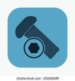 vector illustration of modern icon bolt
