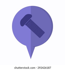 vector illustration of modern icon bolt