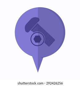vector illustration of modern icon bolt