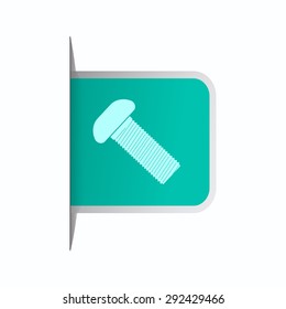 vector illustration of modern icon bolt