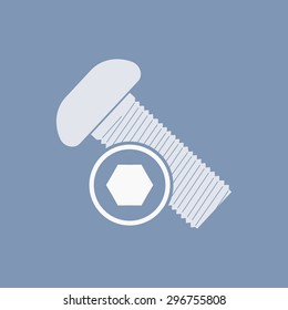 vector illustration of modern icon bolt