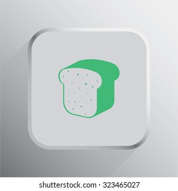 vector illustration of modern icon bread