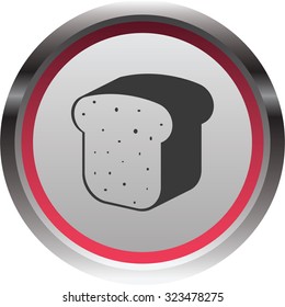 vector illustration of modern icon bread