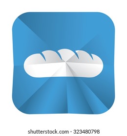 vector illustration of modern icon bread