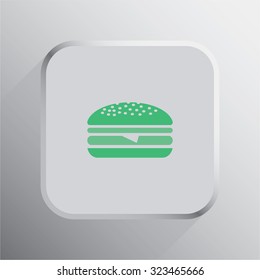 vector illustration of modern icon burger