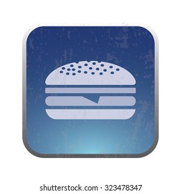 vector illustration of modern icon burger