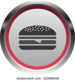 vector illustration of modern icon burger