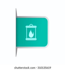 vector illustration of modern icon burner